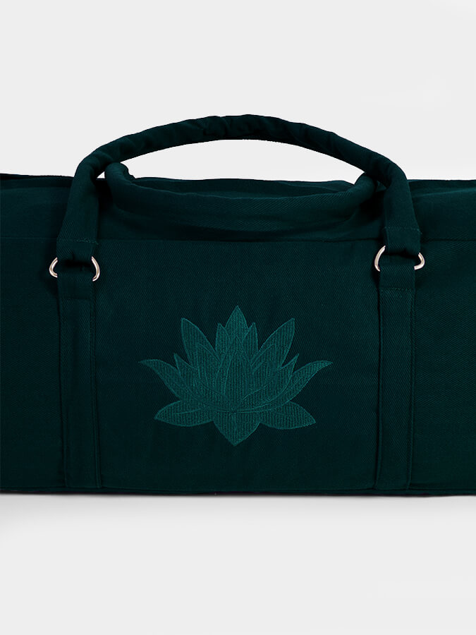 GOTS Certified Organic Cotton Yoga Bag - Eco-Friendly Yoga Equipment Storage for Studio & Travel - Perfect for Yoga Mats, Blocks, and Accessories
