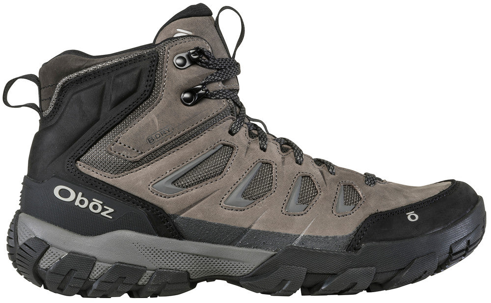 Oboz Sawtooth X Mid B Dry Waterproof Hiking Boots for Men - Durable & Comfortable Outdoor Footwear for Trail Running, Camping & Backpacking