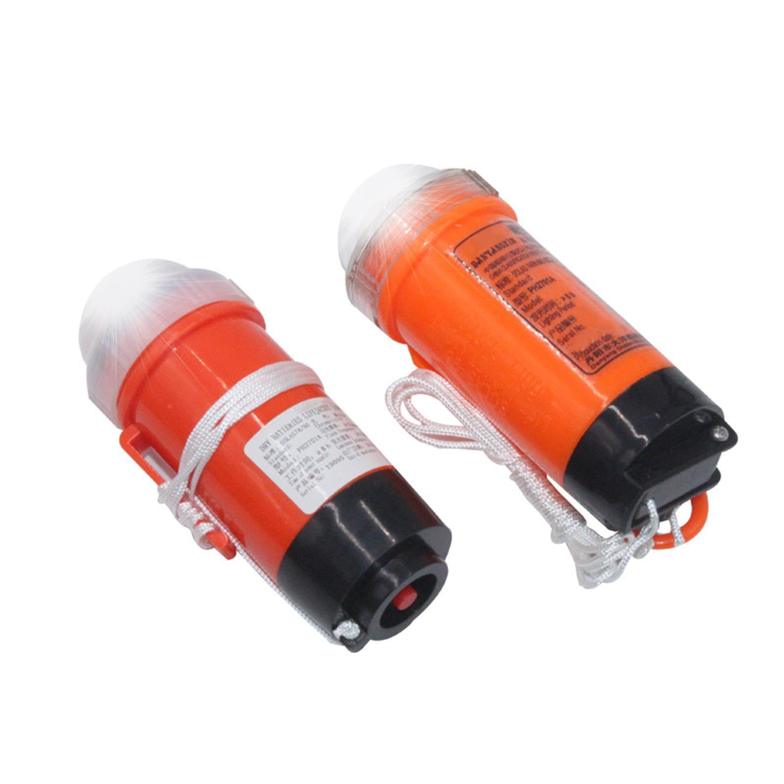 2 Pack LED Strobe Light - Waterproof Automatic Survivor Locator Light for Life Jackets & Marine Safety - Emergency Boat Lights for Nighttime Boating, Kayaking & Water Rescue Operations