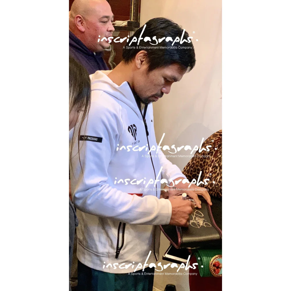 Authentic Manny Pacquiao Signed WBA Championship Boxing Belt with COA - Collectible Sports Memorabilia for Boxing Fans & Display
