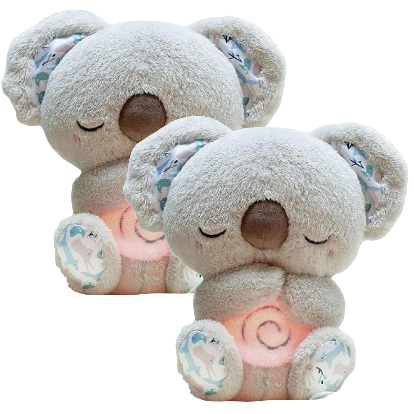 **Breathing Koala Stuffed Animal - Anxiety Relief Sleep Buddy, Calming Koala Plush Toy for Kids & Adults (2 Pack) - Perfect for Stress Relief, Sleep Aid, and Emotional Support**