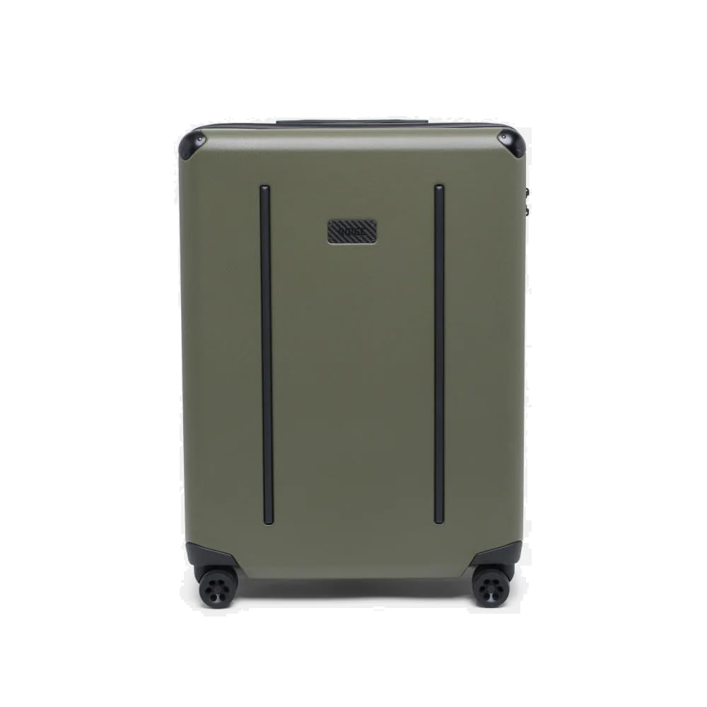 The Ridge Check-In Luggage - Durable German Makrolon Polycarbonate Hardshell Suitcase - TSA-Approved Lock & 360° Spinner Wheels - Matte Olive - Perfect for Business Travel & Vacation Trips