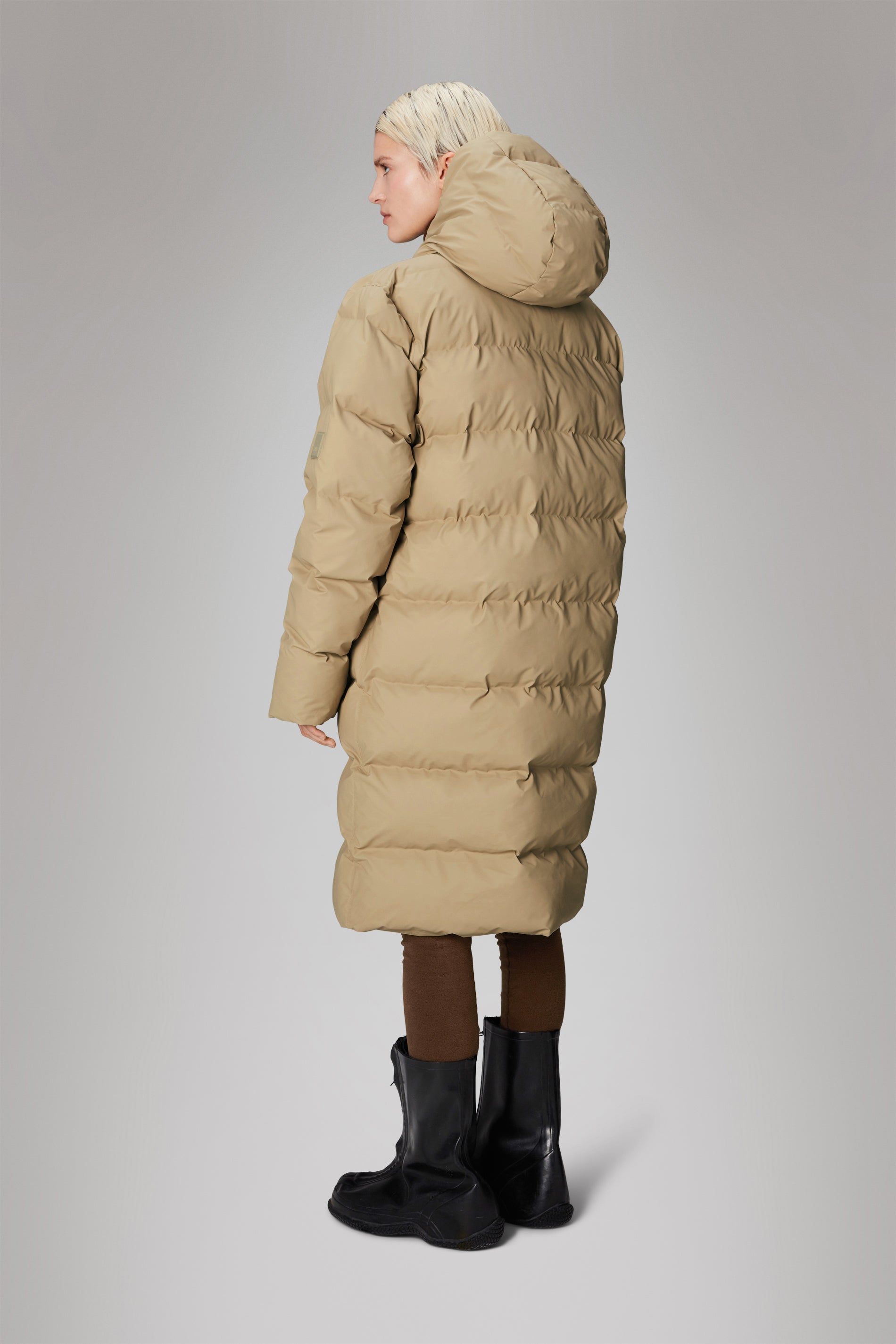 Alta Longer Puffer Jacket for Women - Lightweight Warm Winter Coat with Hood, Waterproof Windproof Down Alternative Jacket for Outdoor Activities, Hiking, and Cold Weather