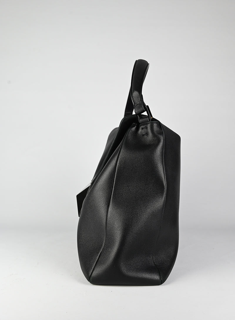 Valentino Black Leather Bag with Maxi Studs - Elegant Designer Handbag for Women, Perfect for Parties, Dates & Special Occasions