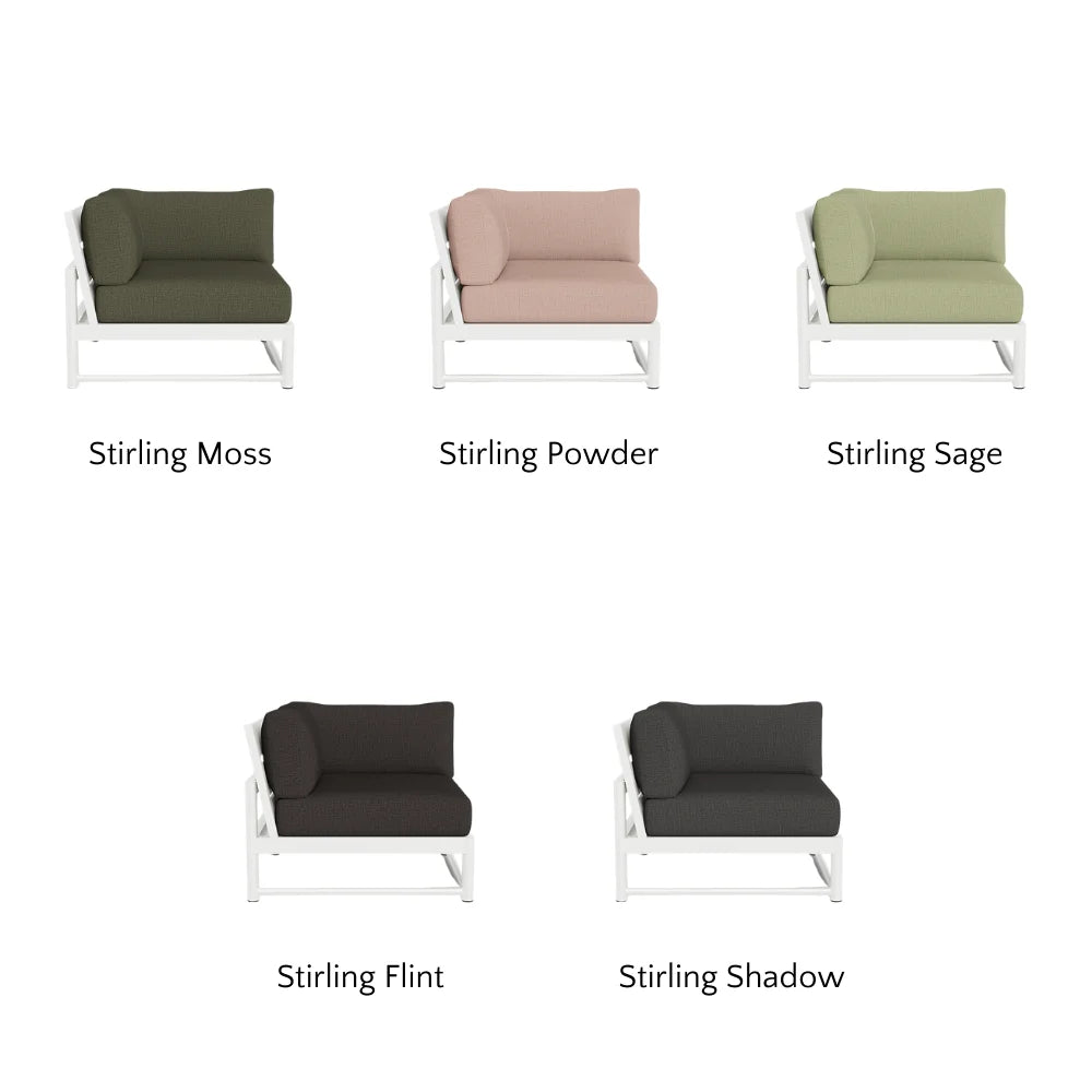 Breeze XL Outdoor Corner Sectional Sofa - Waterproof Patio Furniture Set with Cushions for Backyard, Poolside & Garden Relaxation