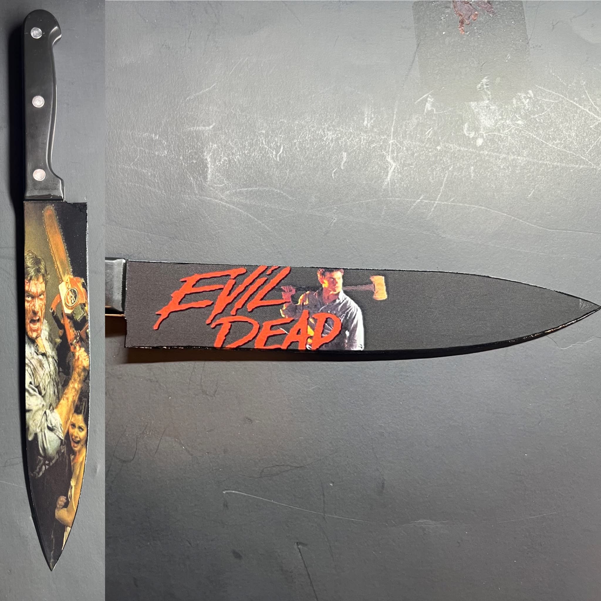 Evil Dead 1 & 2 Movie Replica Knife Set - Horror Film Collectible for Cosplay, Halloween, and Display
