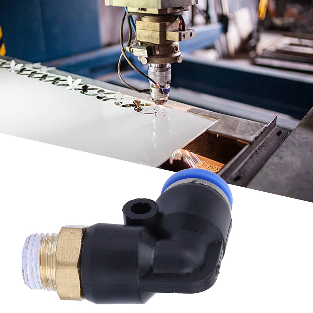 Adjustable CO2 Gas Nozzle Valve for Engraving Machine - 6mm Air Pipe with 9.7mm Thread - Compatible with Air Pump & Air Compressor - Perfect for Laser Cutting, Metal Engraving & DIY Projects
