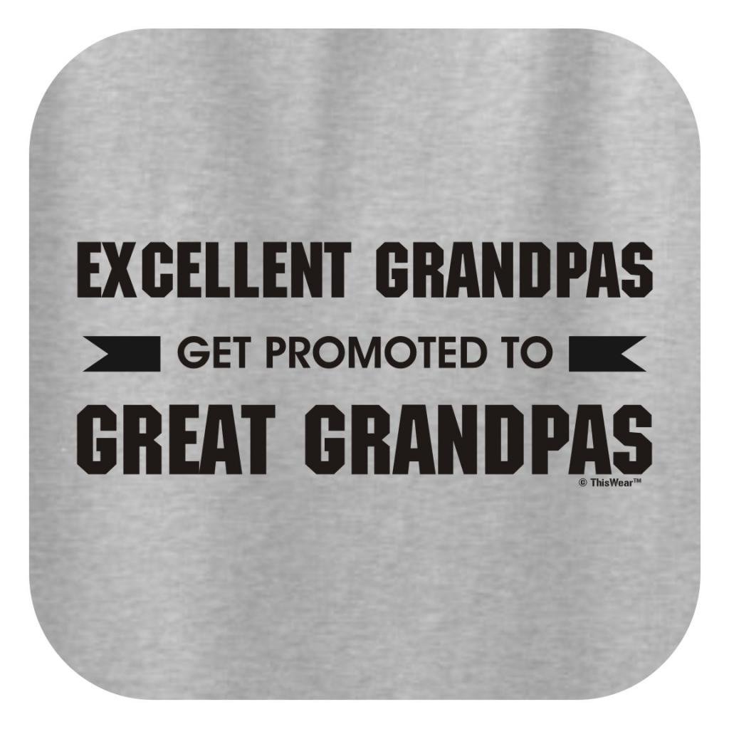 Grandpa Promotion to Great Grandpa Crewneck Sweatshirt - Funny Family Celebration Gift for Grandfathers - Perfect for Retirement Parties & Family Reunions
