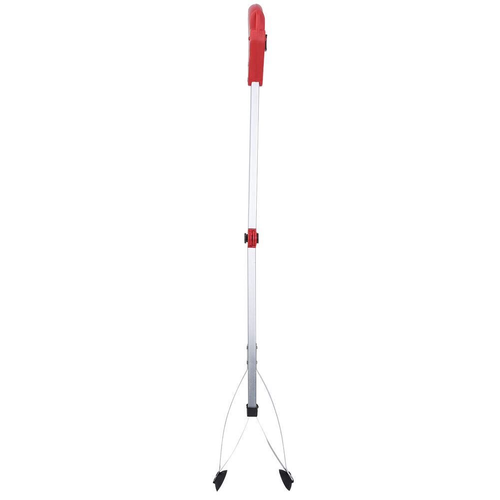 **Folding Trash Grabber with Red Handle - 32