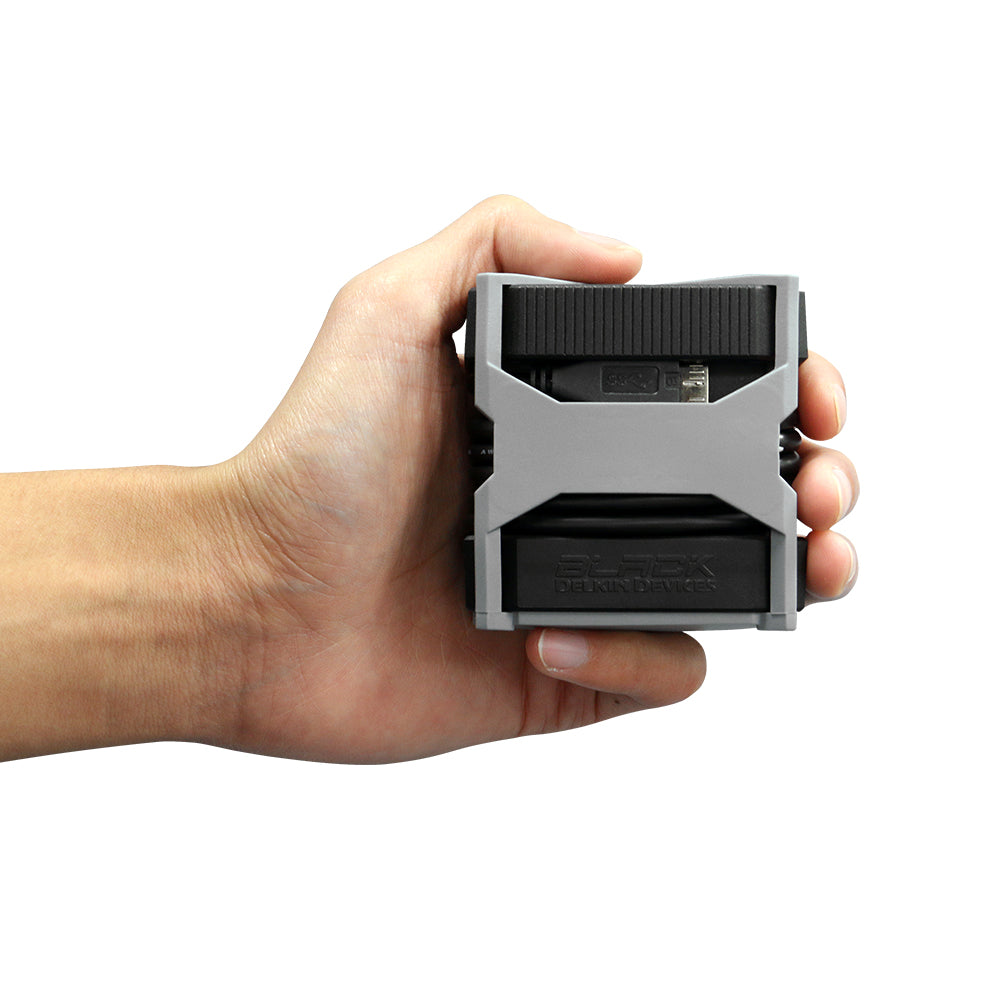 Delkin Black USB 3.0 Memory Card Reader - High-Speed SD/TF Card Adapter for DSLR Camera, GoPro, Drone - Perfect for Photographers & Videographers