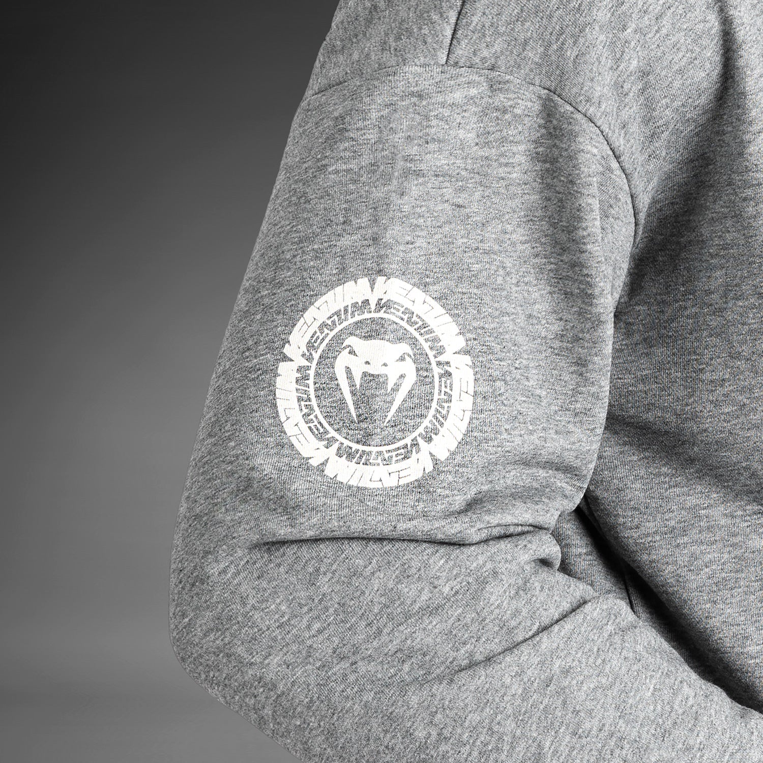 Venum Vortex XL Lite Men's Hoodie - Lightweight & Breathable Pullover for Training & Gym - Light Heather Grey - Perfect for MMA, Boxing & Streetwear Fashion