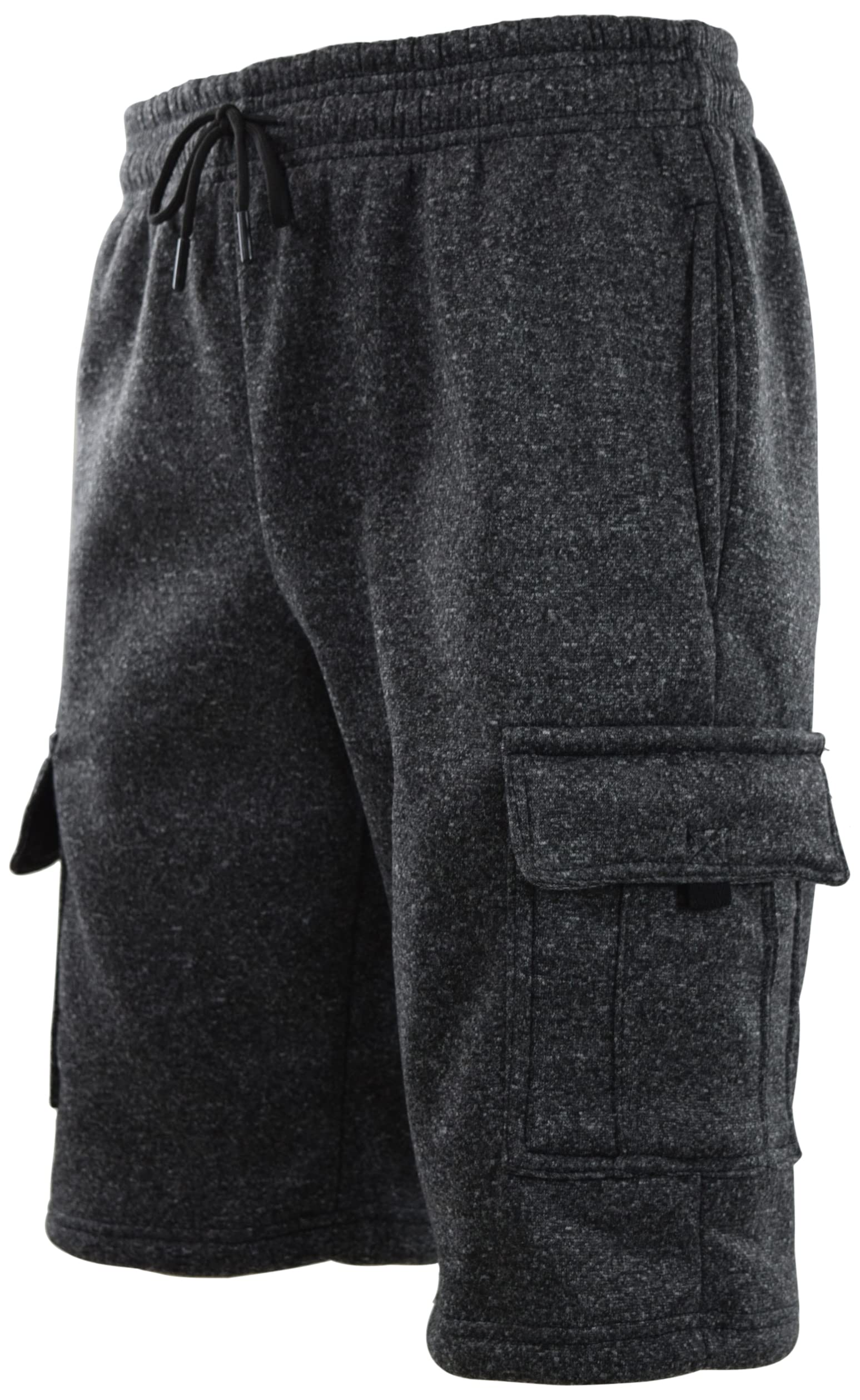 Men's Cargo Sweat Shorts - Comfortable & Durable Workout Shorts with Pockets (Sizes M to 5XL) - Perfect for Gym, Running, Hiking & Casual Wear