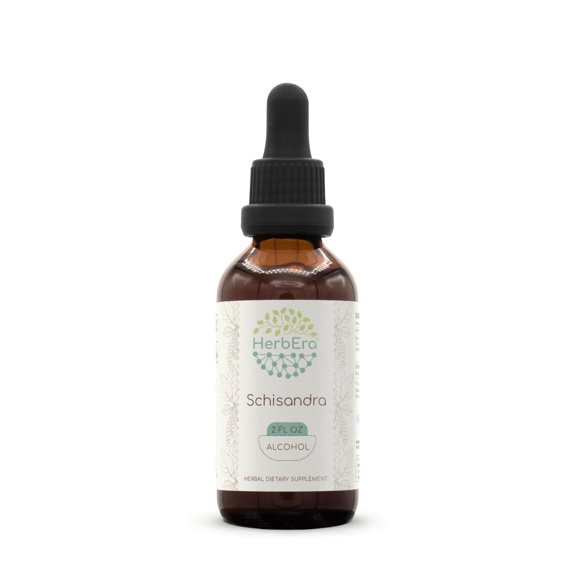 Premium Schisandra Chinensis Alcohol Herbal Extract Tincture - 2 fl oz Concentrated Liquid Drops with Natural Dried Berry | Immune Support, Stress Relief & Energy Boost for Daily Wellness