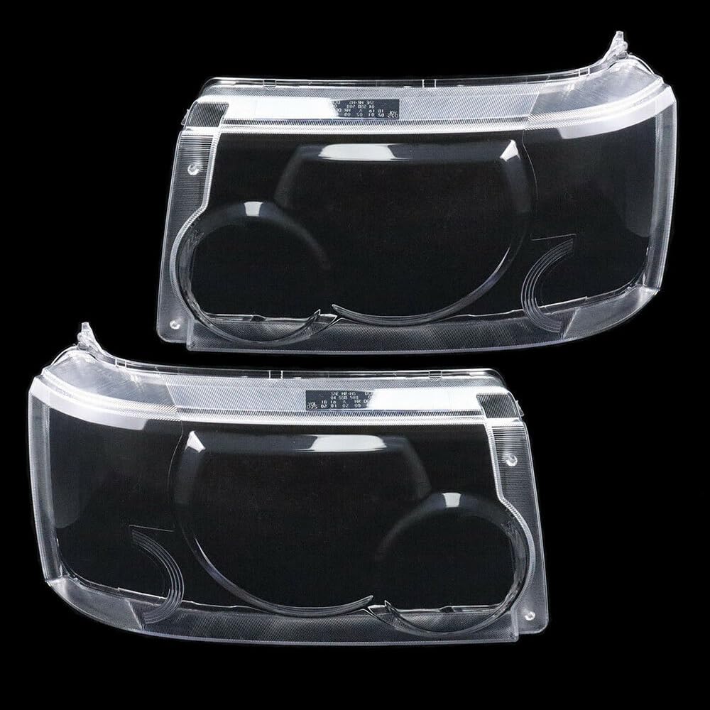 Pair of Clear Headlight Lens Covers for Land Rover Range Rover Sport 2006-2009 Models - Perfect for Headlight Restoration & Night Driving Safety