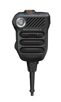 Motorola XVE500 (PMMN4137A_BLK) Remote Speaker Microphone for Two-Way Radios - Hands-Free Communication for Security, Construction & Outdoor Activities