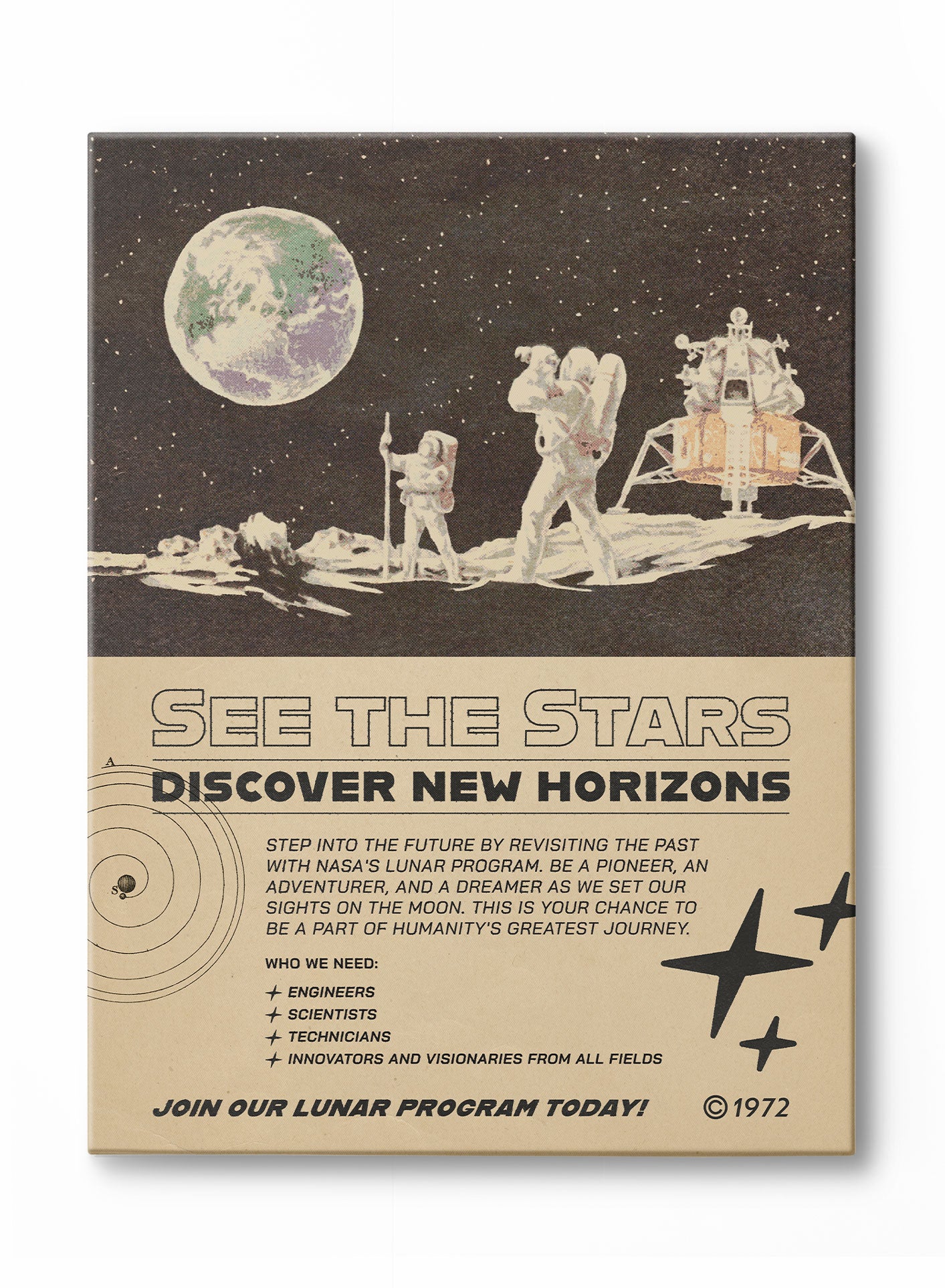 New Horizons Space Exploration Poster - NASA Solar System Wall Art for Home, Office & Classroom Decor - Perfect for Astronomy Enthusiasts & Science Teachers