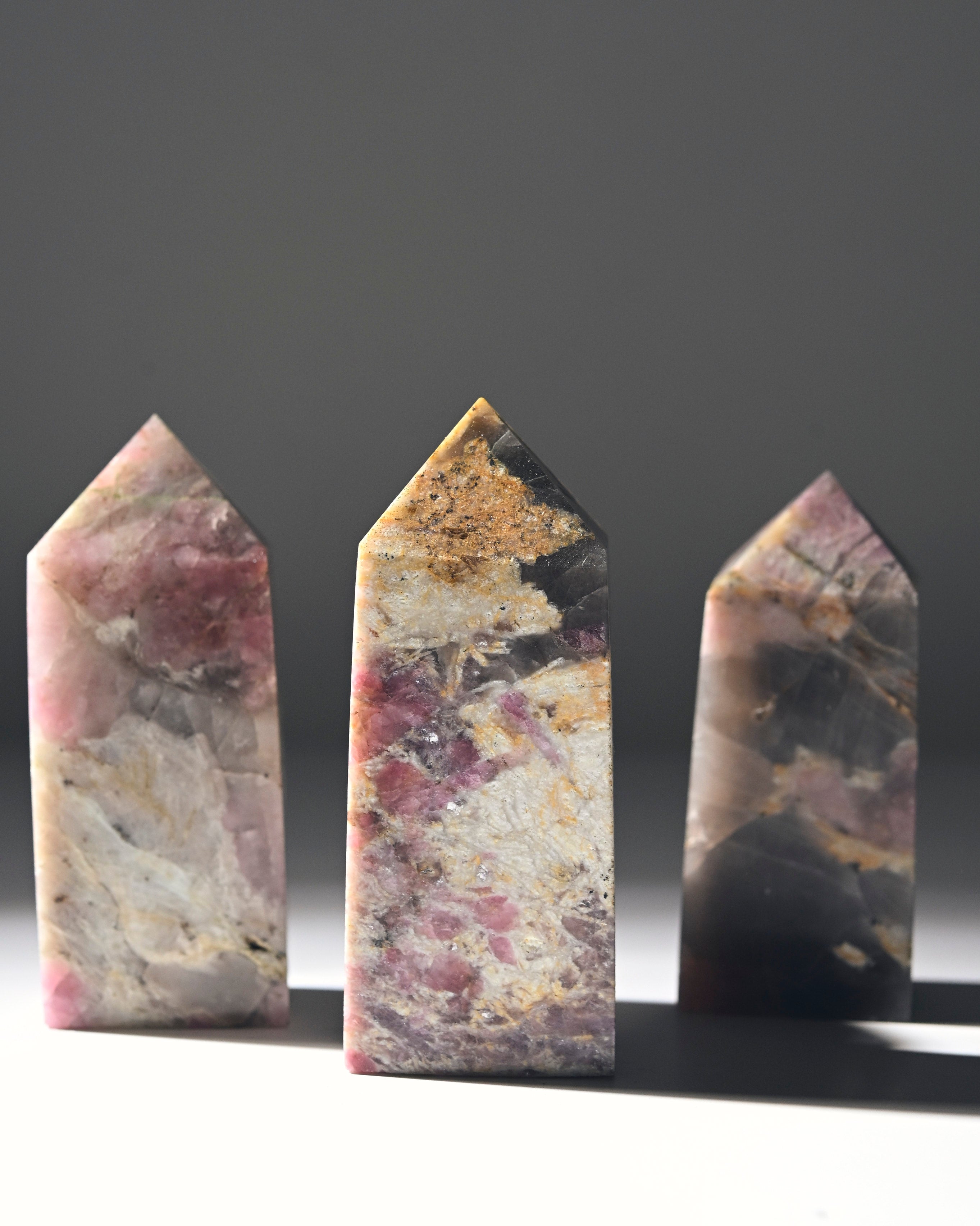 Natural Pink Tourmaline Crystal Point - Healing Stone for Meditation, Chakra Balancing & Energy Work | Perfect for Home Decor, Yoga Spaces & Spiritual Gifts