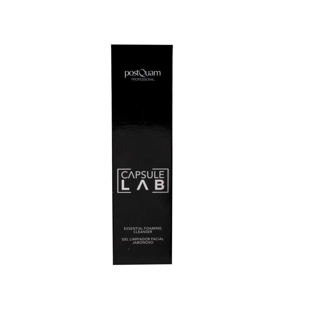 PostQuam Professional Capsule Lab Essential Foaming Cleanser 150ml (5.1oz) - Creamy Smooth Face Wash with Hyaluronic Acid & Vitamin C - Hydrating, Anti-Aging & Skin Renewal - Natural Ingredients for All Skin Types - Perfect for Daily Skincare Routine & Travel Essentials
