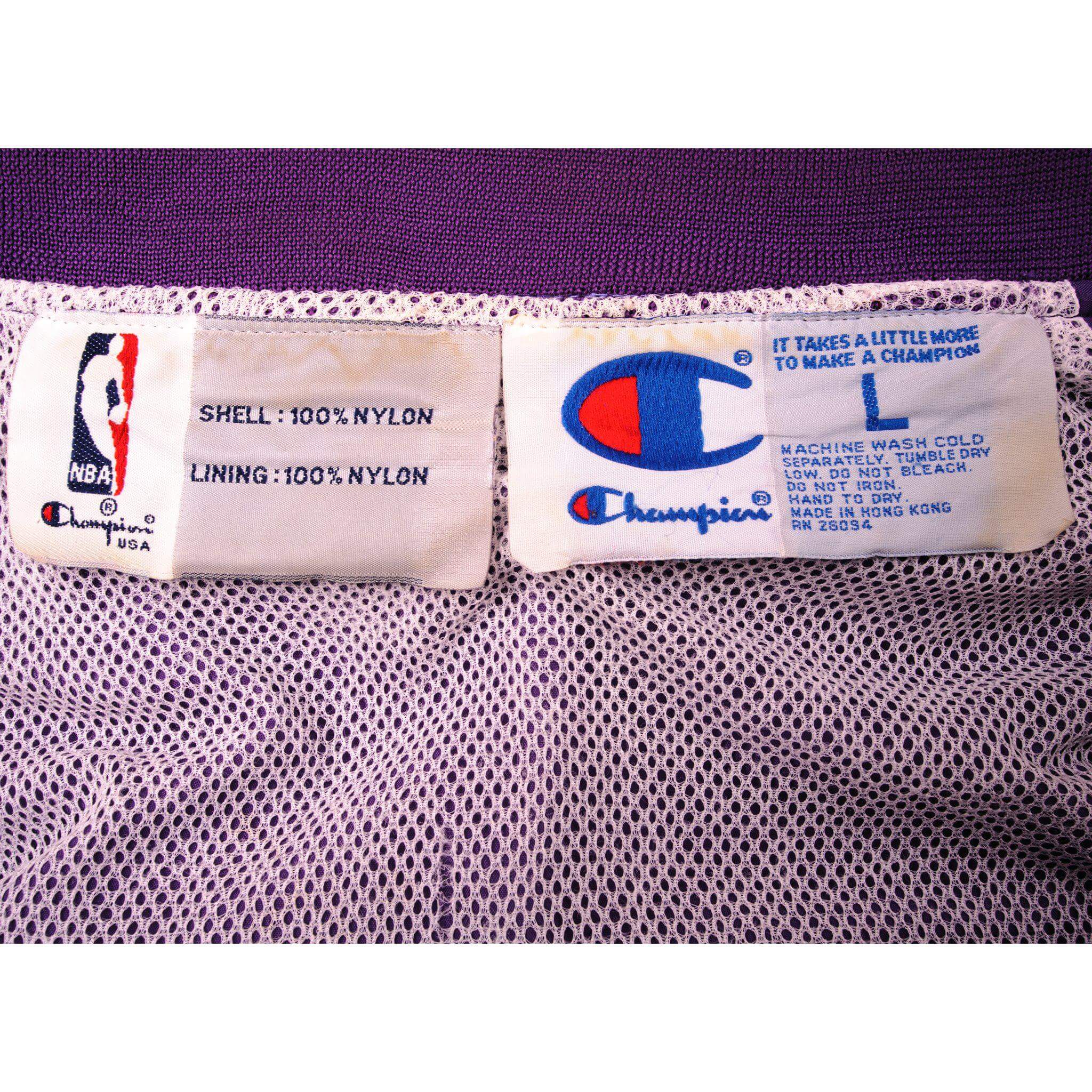 Vintage Champion NBA Los Angeles Lakers Jacket 1990-2000s - Size Large - Retro Basketball Fan Gift & Streetwear Fashion