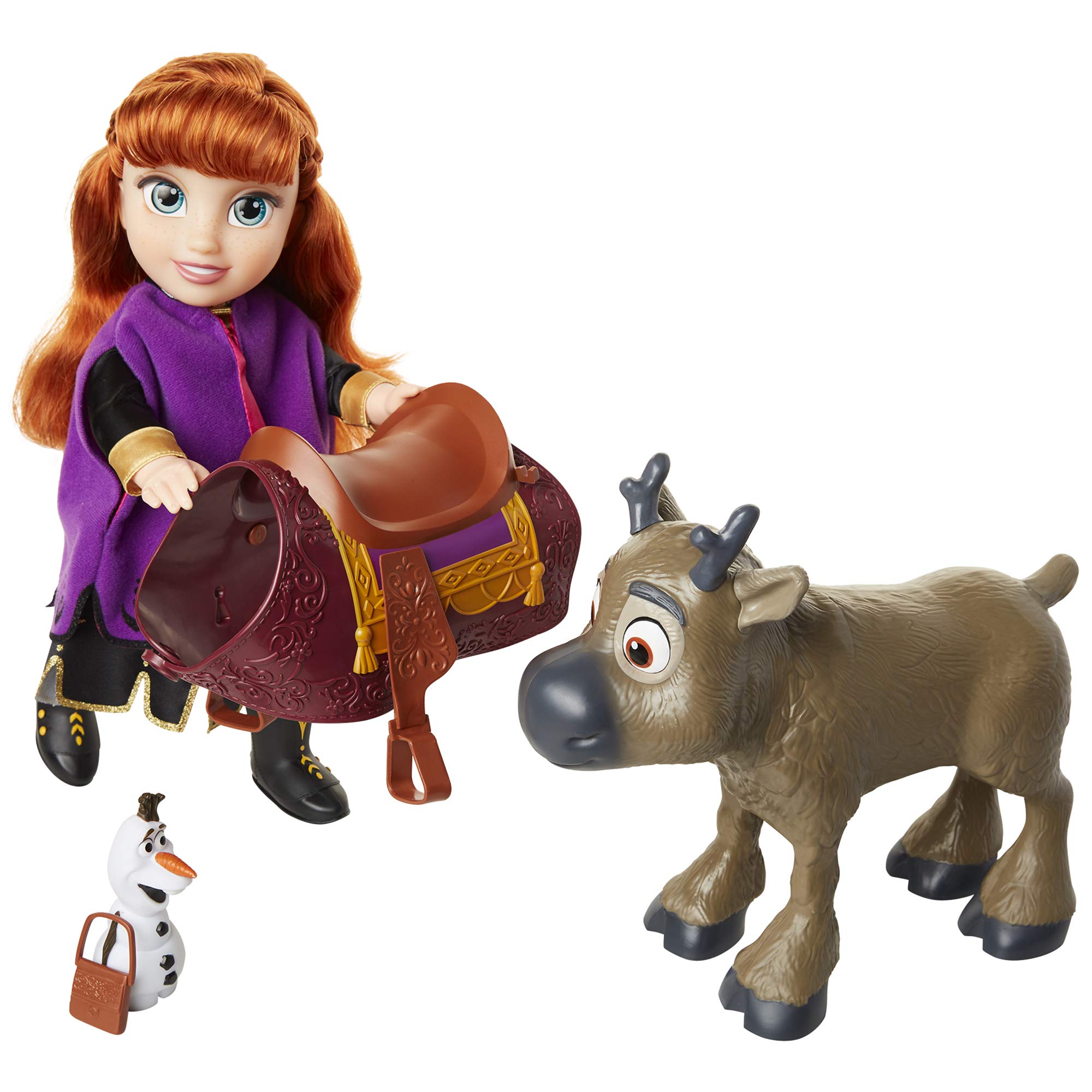 Frozen Disney Anna & Sven Doll Set (207164) - Official Collectible Toy for Kids, Birthday Gift & Movie Night Companion
