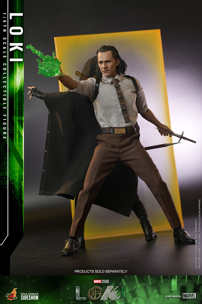 Hot Toys Marvel Loki 1/6 Scale Collectible Figure - Premium Masterpiece Series Action Figure for Display & Collection | Perfect for Marvel Fans, Home Decor, and Gift Giving
