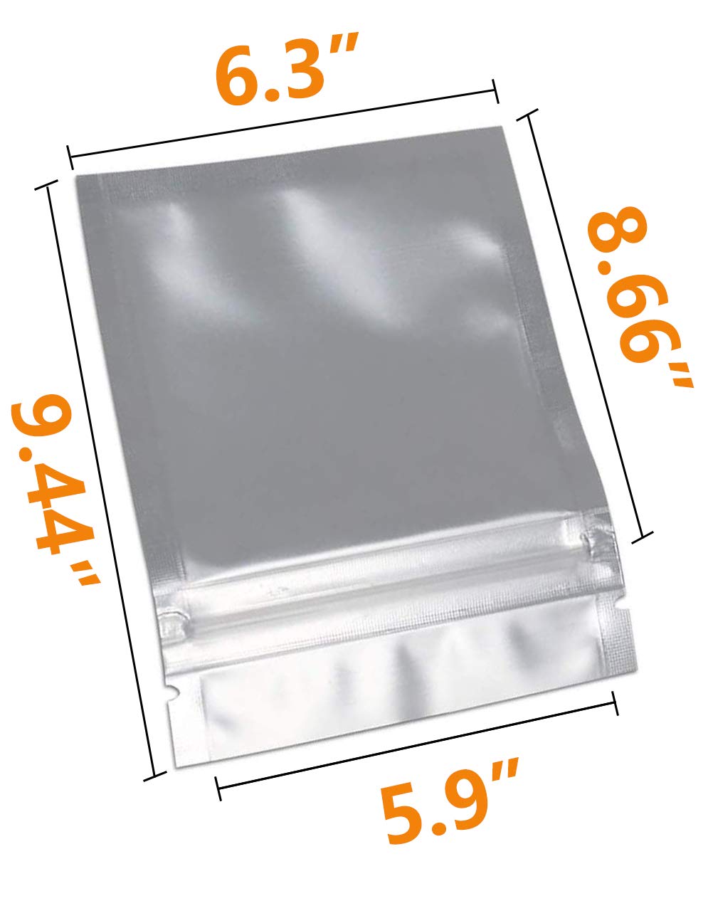 100PCS 6.3X9.4