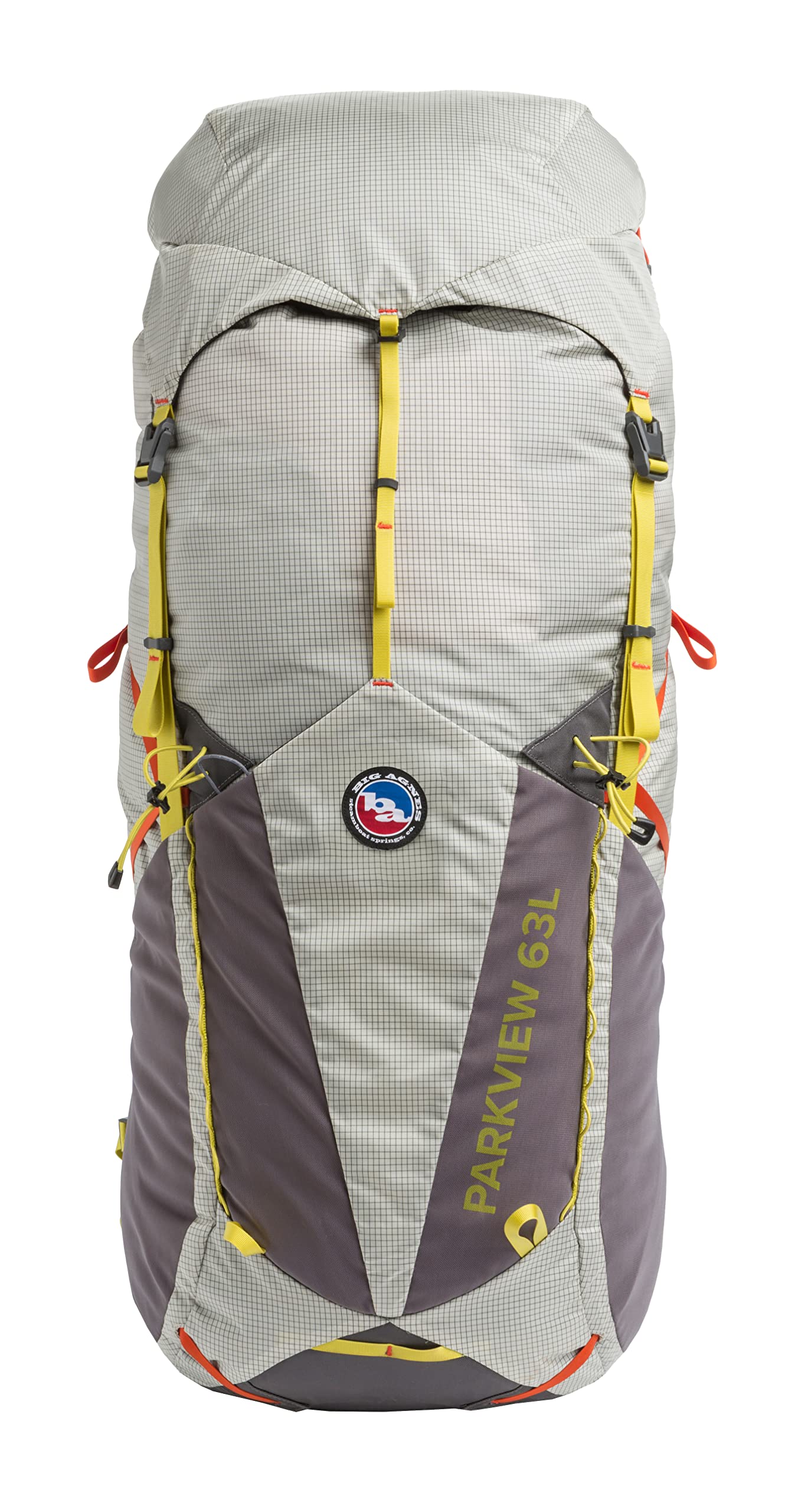 Big Agnes Parkview 63L Backpack - Lightweight Hiking Backpack for Men & Women - Waterproof Travel Backpack for Camping, Trekking & Outdoor Adventures