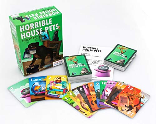 Horrible House Pets Card Game - Fun Family Party Game for Kids & Adults