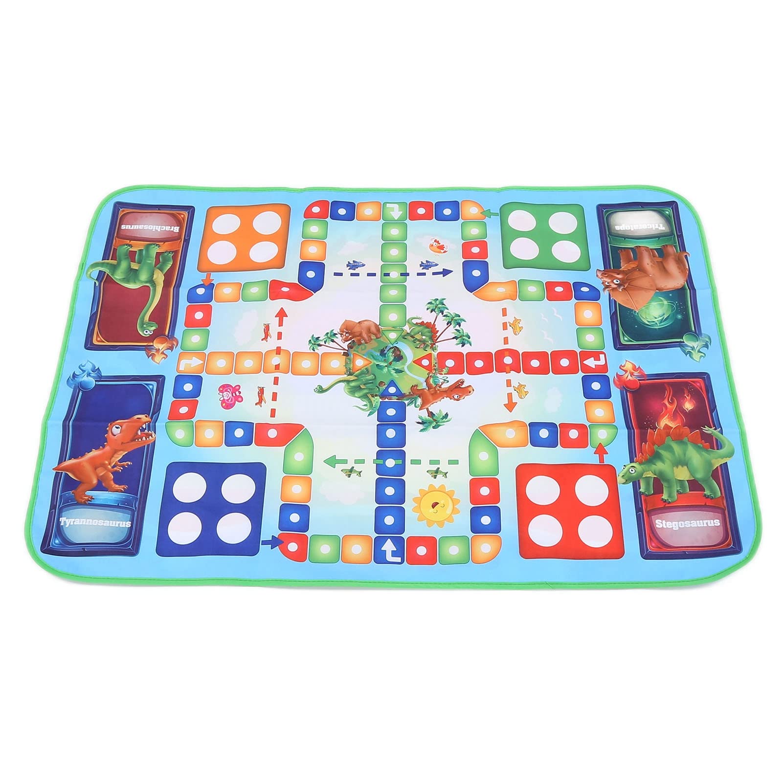 Hozee Flying Chess Mat - Double-Sided Waterproof Crawling Puzzle for Kids - Perfect for Indoor Play & Learning