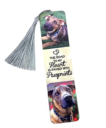 Custom Personalized Photo Bookmarks with Tassel - Unique Metal Bookmark Gift for Men, Women, Kids & Students - Perfect for Reading, Journals, Bible & Book Lovers