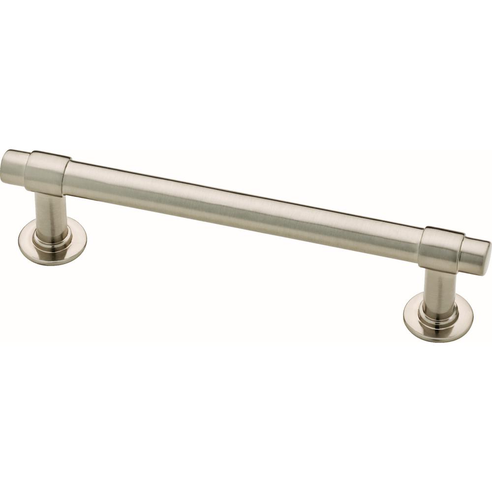 Vintage Satin Nickel Farmhouse Cabinet Knobs and Drawer Pulls - Rustic Hardware for Kitchen Cabinets, Dressers & Furniture (Set of 10)
