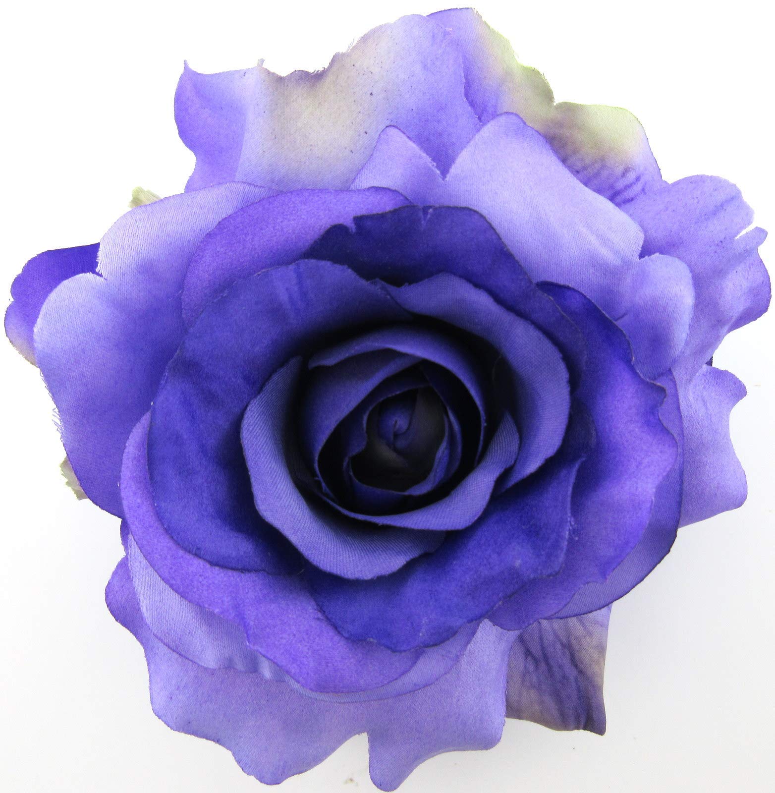5 Inch Purple Violet Rose Silk Flower Hair Comb - Elegant Bridal Hair Accessory for Weddings, Prom & Special Occasions
