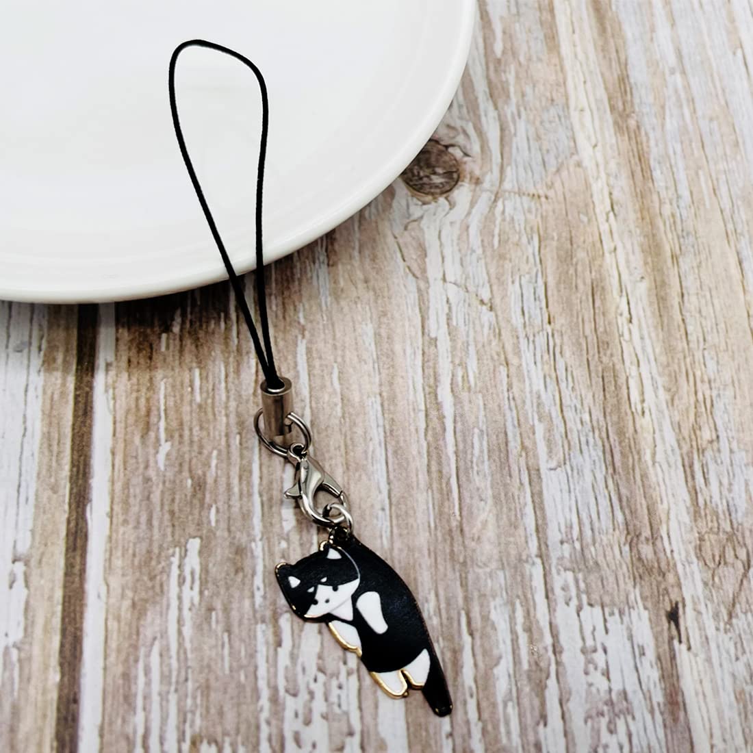 Cute Kawaii Phone Charm with Hanging Pendants - Aesthetic Cell Phone Accessory for Girls, Teens & Women - Perfect for iPhone, Samsung & Android Decor (Gift Idea, School, Office, Party)
