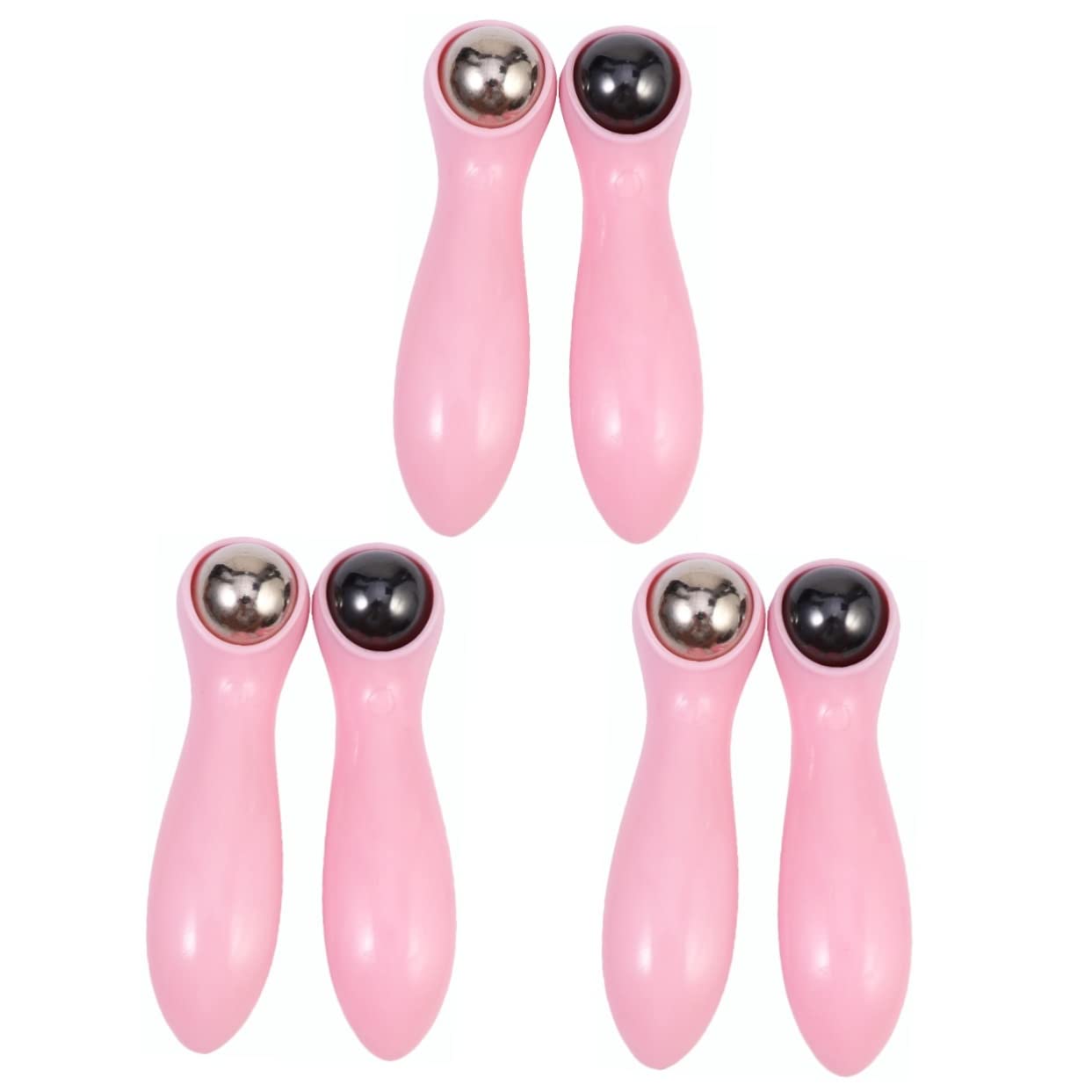Healeved 6-Piece Facial Massage Roller Set - Eye & Face Massager Tools for Firming, Beauty & Relaxation | Perfect for Skincare Routine, Anti-Aging & Stress Relief at Home or Spa