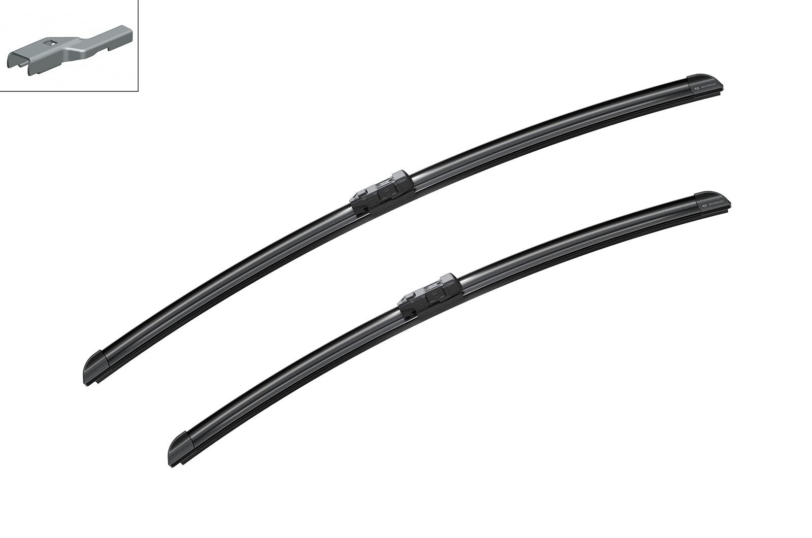 BOSCH Aerotwin Flat Wiper Blade Set 650mm/575mm - A855S Replacement Windshield Wipers for Smooth & Quiet Driving in Rain & Snow