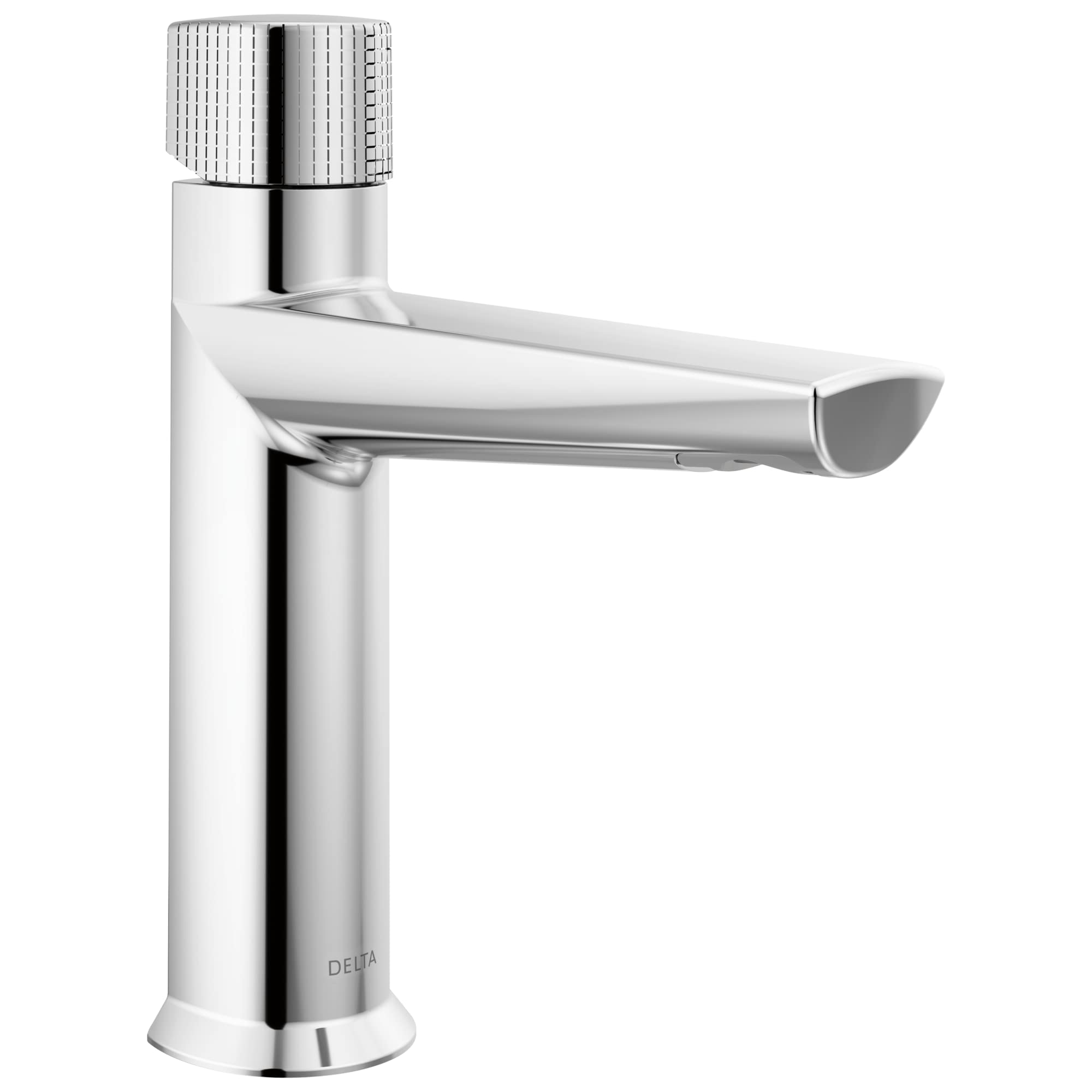 Delta Galeon Single Hole Bathroom Faucet - Chrome 1-Handle Sink Faucet with Diamond Seal Technology & Lumicoat Finish (573-PR-LPU-DST) - Perfect for Modern Bathrooms, Powder Rooms & Guest Baths