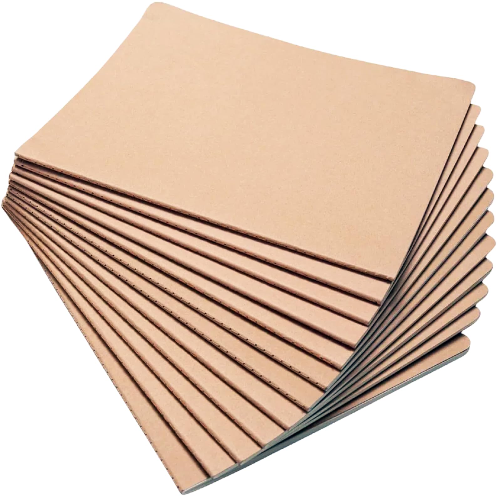 12 Pack Composition Notebooks Bulk - A5 Kraft Paper Lined Journals (60 Pages, 8.3