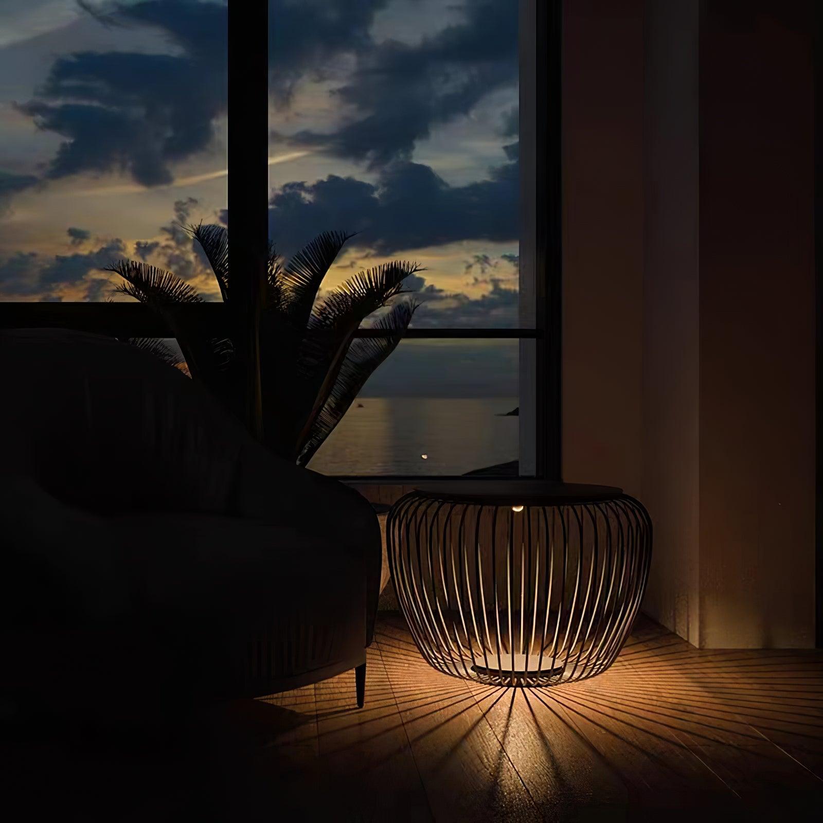 Meridiano Solar Powered LED Garden Outdoor Table Light - Waterproof & Durable for Patio, Deck, Backyard, and Poolside Decor