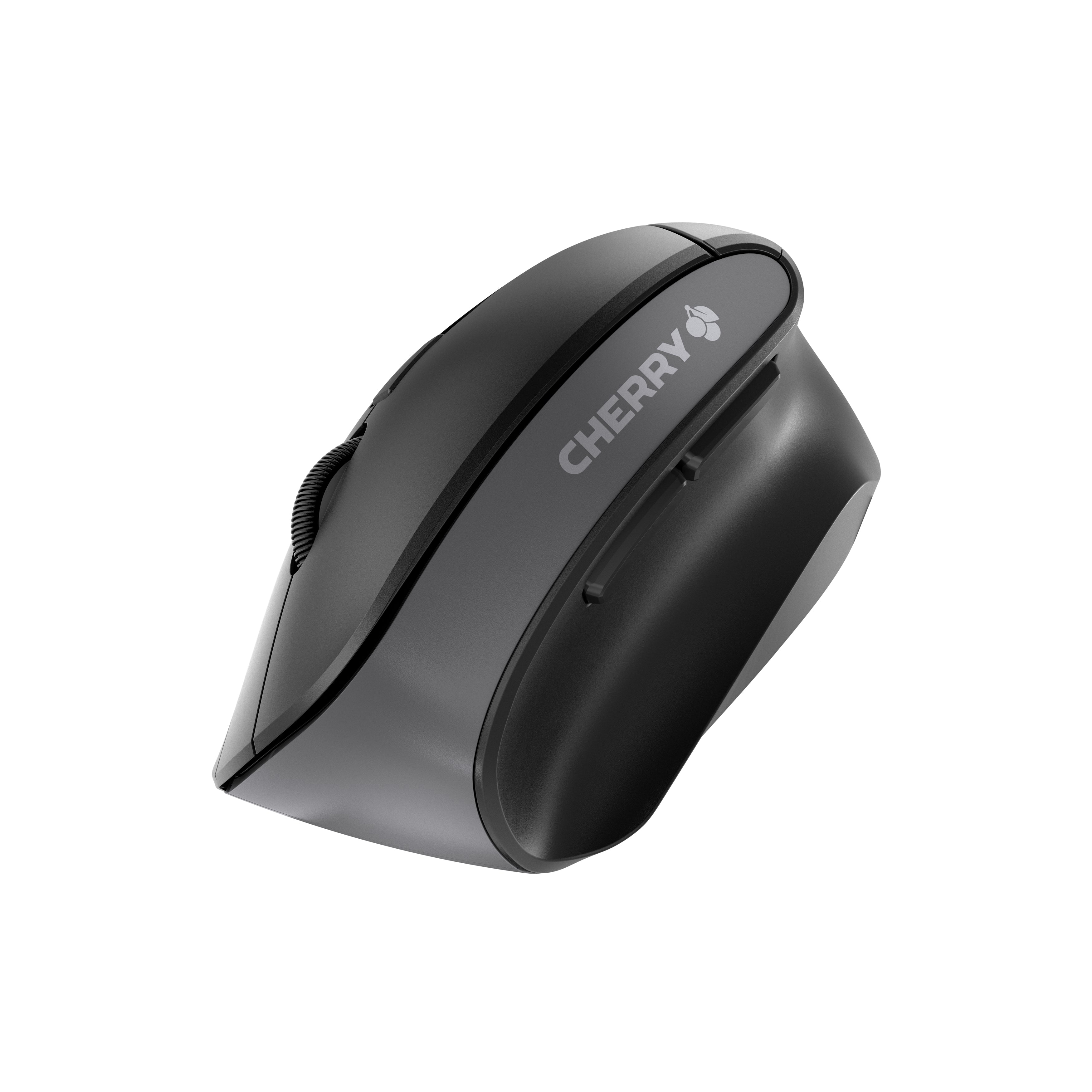 CHERRY MW 4500 Wireless Mouse - Ergonomic Bluetooth Mouse for Laptop, PC, Mac - 2.4G Wireless with Silent Click - Perfect for Office, Home, Gaming & Travel Use