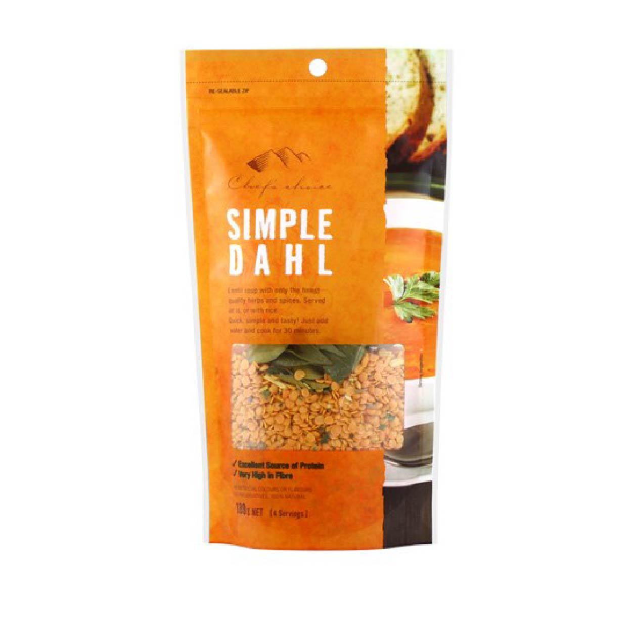Chef's Choice Simple Dahl - Premium Ready-to-Eat Indian Lentil Dish | Vegan & Gluten-Free | Perfect for Quick Meals, Office Lunches & Healthy Dining