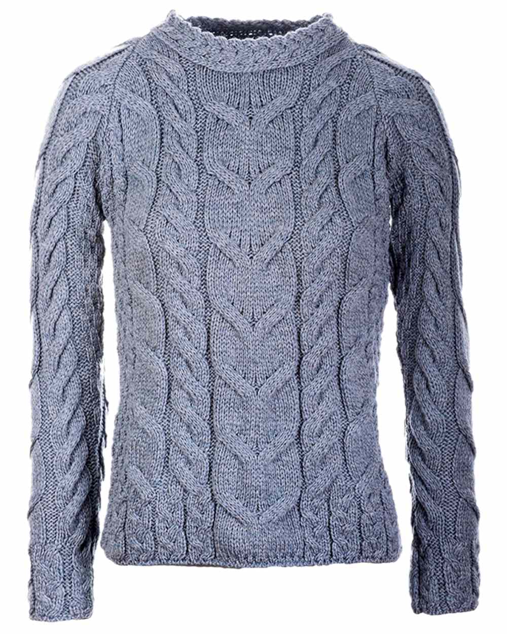 Aran Women's Listowel Cable Knit Sweater - Cozy Irish Wool Pullover for Fall & Winter Fashion | Perfect for Casual Outings & Holiday Gatherings
