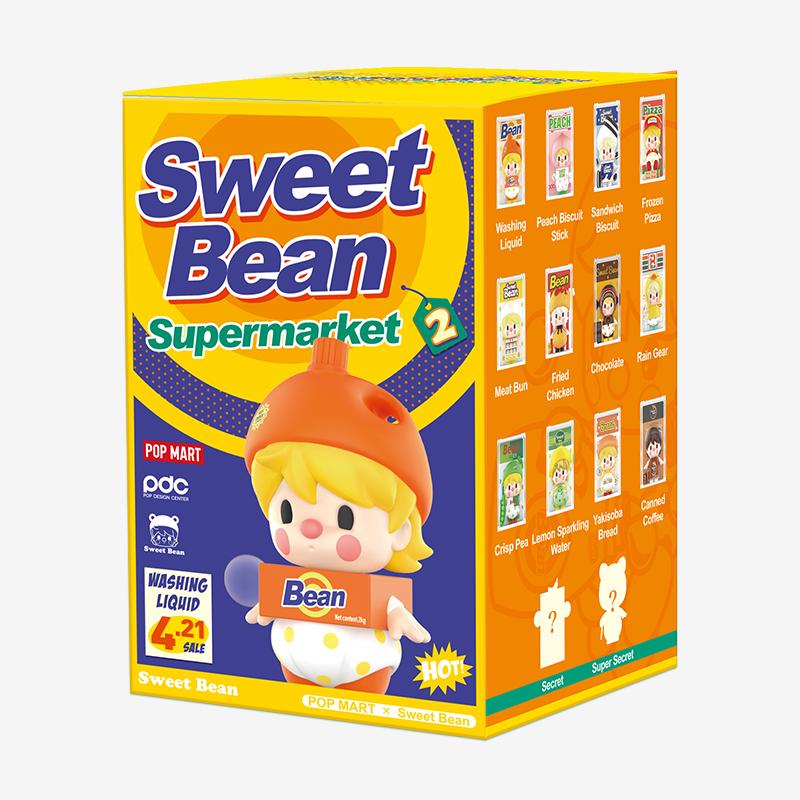 POP MART Sweet Bean Supermarket Series 2 Blind Box Collectible Toy - Cute Mini Figure for Display, Gift & Collection (Perfect for Office Desk Decor, Party Favors & Anime Fans)