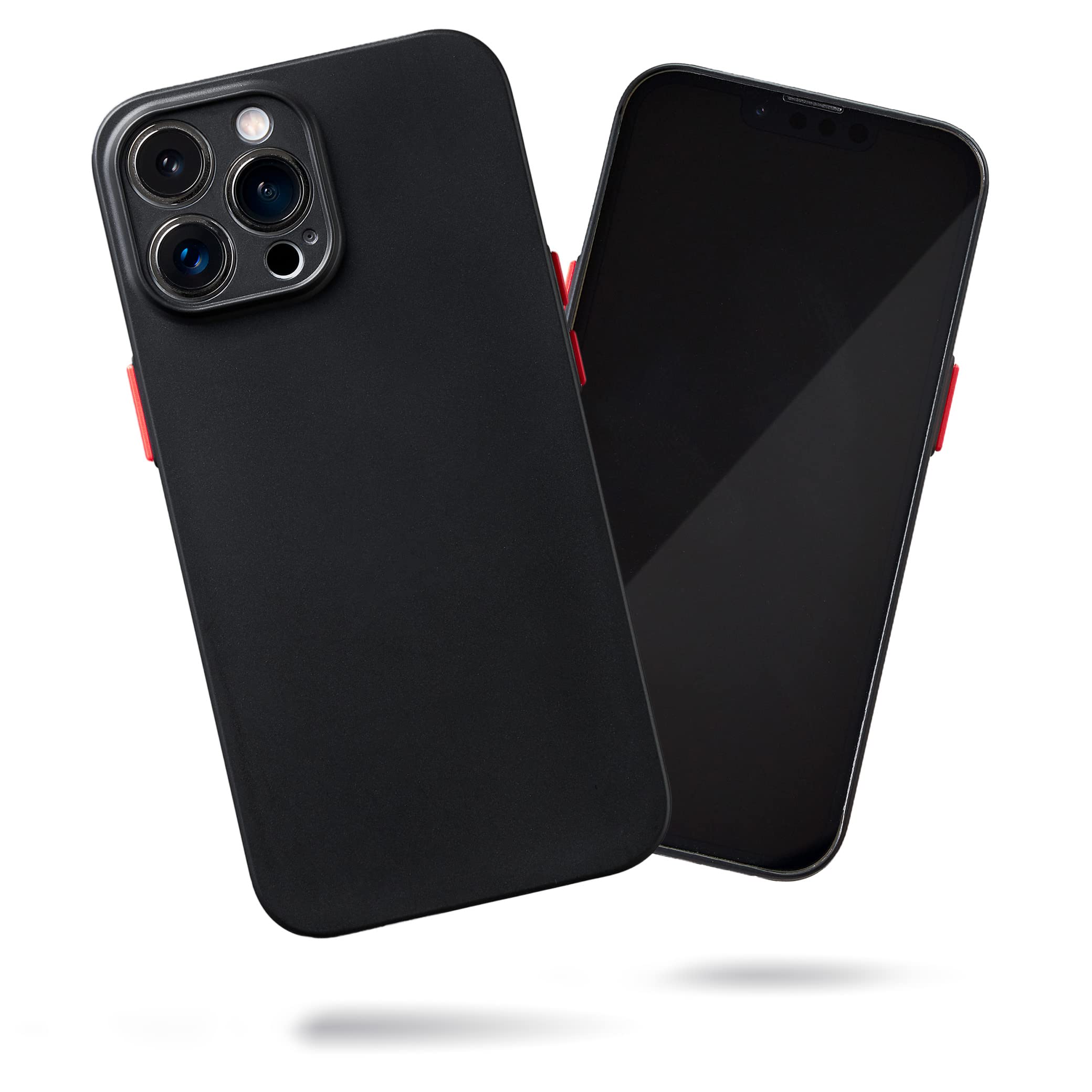 SteepLab Ultra Thin iPhone 13 Pro Max Case (2021, 6.7 Inch) - Slim Protective Cover with Minimalist Design in Opaque Black | Perfect for Everyday Use, Travel & Business Professionals
