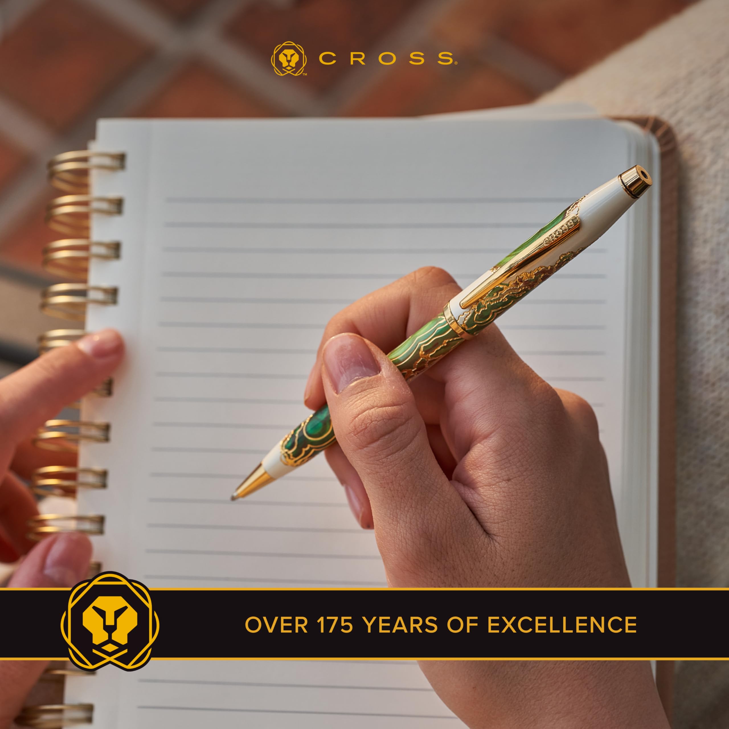 Premium Cross Wanderlust Refillable Fountain Pen with Fine Nib - Luxury Writing Gift Set in Elegant Gift Box - Perfect for Journaling, Calligraphy & Professional Use