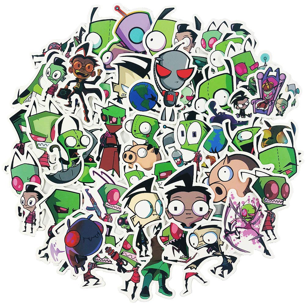 50pcs Funny Cartoon Anime Stickers - Waterproof Vinyl Decals for Water Bottles, Laptops, Hydro Flasks, Notebooks & Scrapbooking | Durable Graffiti Stickers for Kids, Teens & Adults | Perfect for School, Office & Personalizing Belongings