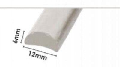 Clear Acrylic Shower Screen Door Water Bar Floor Seal - Waterproof Bathroom Barrier for Glass Shower Enclosures, Bathtubs & Wet Rooms (36 Inch) - Prevents Leaks & Protects Floors