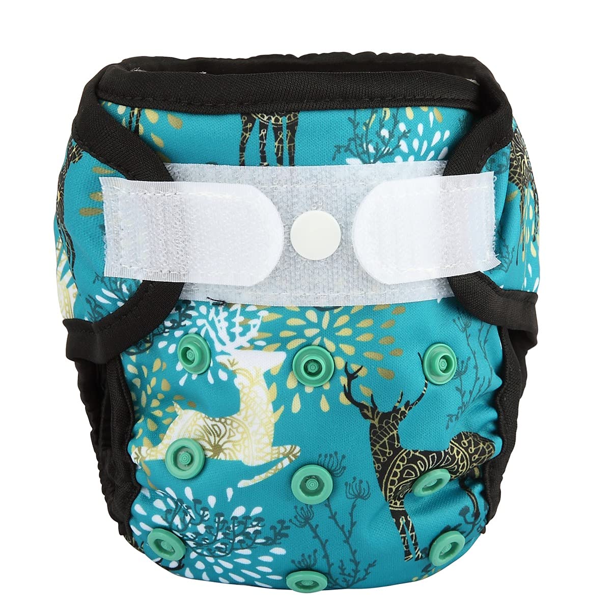 Waterproof Newborn Diaper Cover with Snap & Loop Closure - Soft PUL Fabric - 1 Pack - Perfect for Baby Showers, Travel & Everyday Use