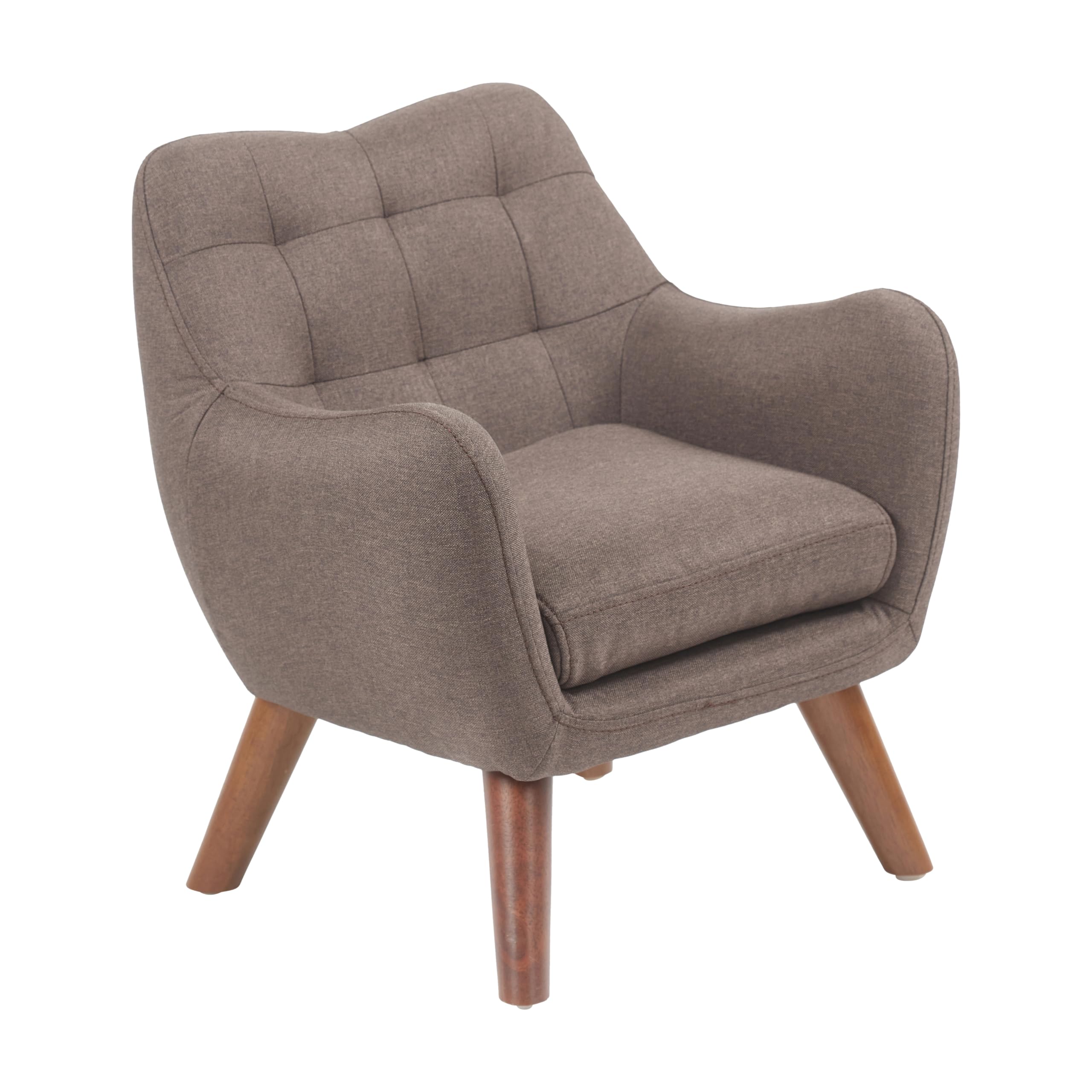 ECR4Kids Ava Arm Chair for Kids - Sturdy & Comfortable Children's Furniture in Raisin Color - Perfect for Classrooms, Playrooms & Home Study Areas