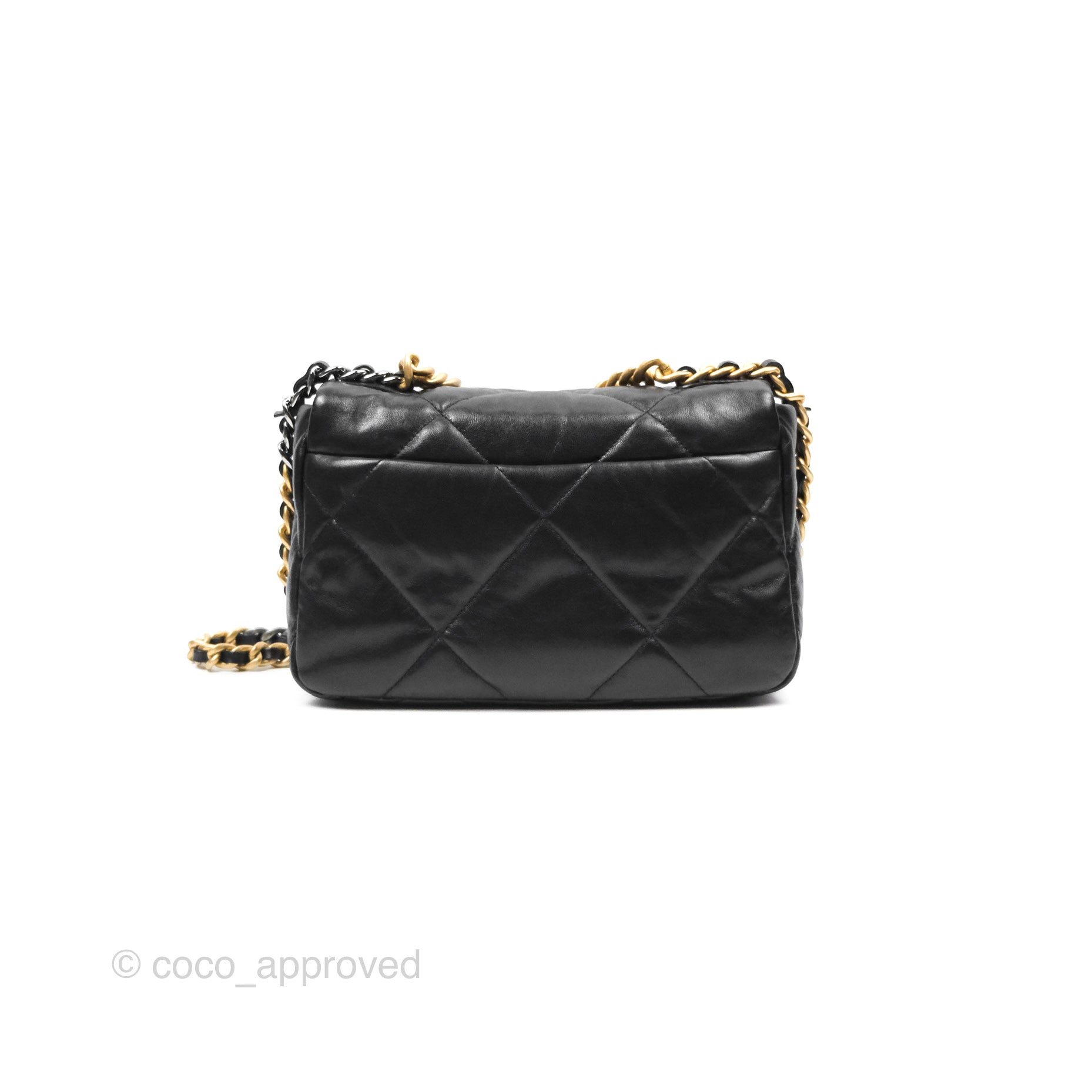 Chanel 19 Small Handbag Black Mixed Hardware - Luxury Designer Crossbody Bag for Women, Perfect for Date Night & Evening Events