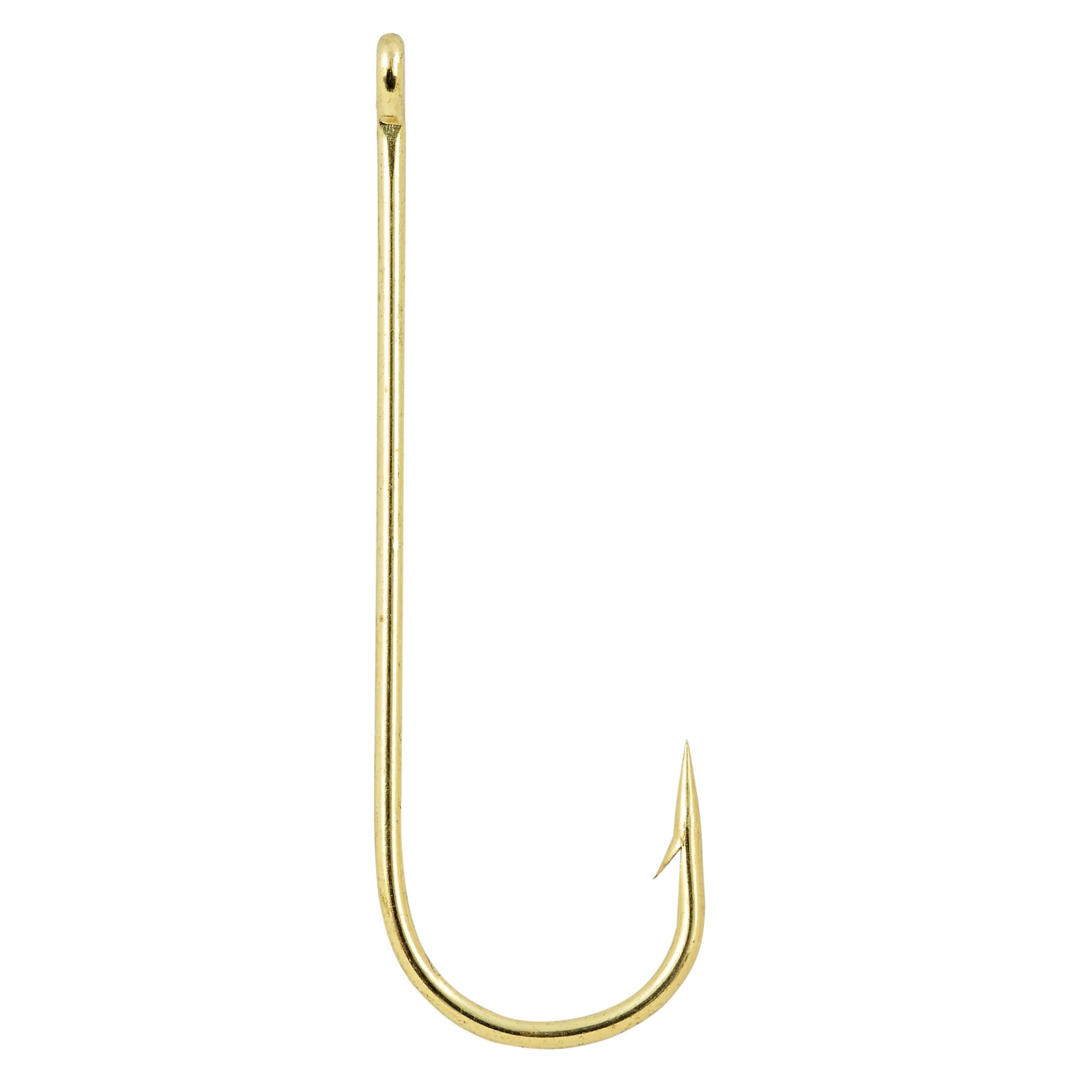 Premium Aberdeen Gold Fishing Hooks - Sharp & Durable Saltwater & Freshwater Fishing Hooks for Bass, Trout, Salmon (Pack of 10/25/50) - Ideal for Surf Fishing, Fly Fishing & Ice Fishing Adventures
